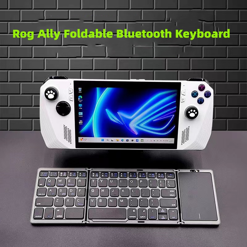 Gaming Keyboard Asus - Rog Ally seyahat için katlanabilir Bluetooth