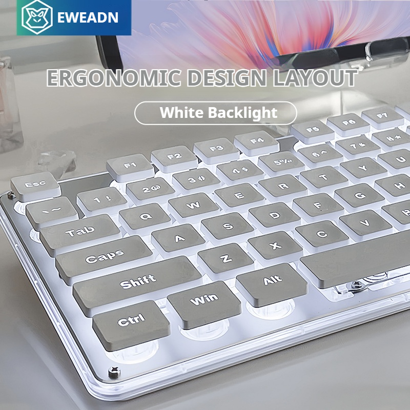 Gaming Keyboard And Mouse Combo - EWEADN V3 kablosuz Sessiz Ofis klavye