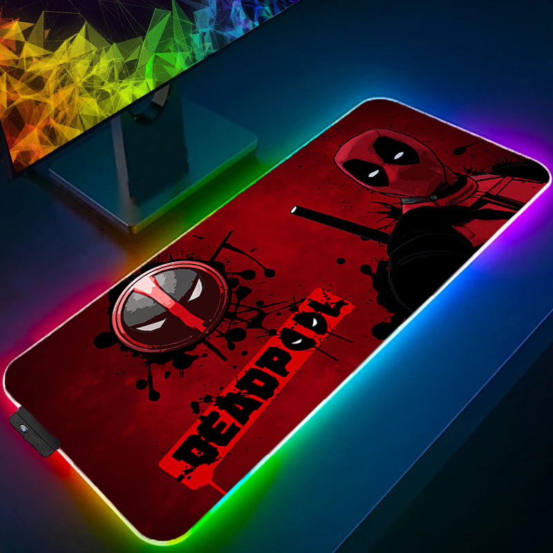 Gaming Keyboard Backlit - LED Mouse Pad Oyun Arka Işık
