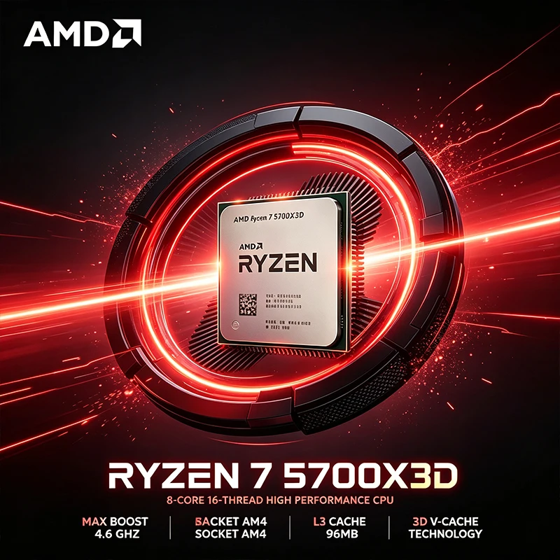 Amd Cpu Ryzen 7 - AMD Ryzen 7 5700X3D Masaüstü İşlemci,