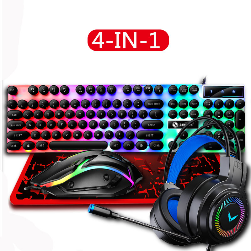 Gaming Keyboard Mouse And Headset Combo - Dizüstü Bilgisayar için Kulaklık ve Mouse