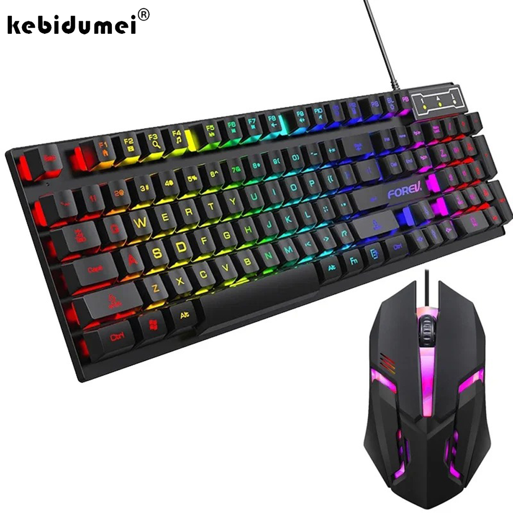 Gaming Keyboard And Mouse For Xbox - Kebidumei 104 Tuşlu, Arka Aydınlatmalı, Mekanik,