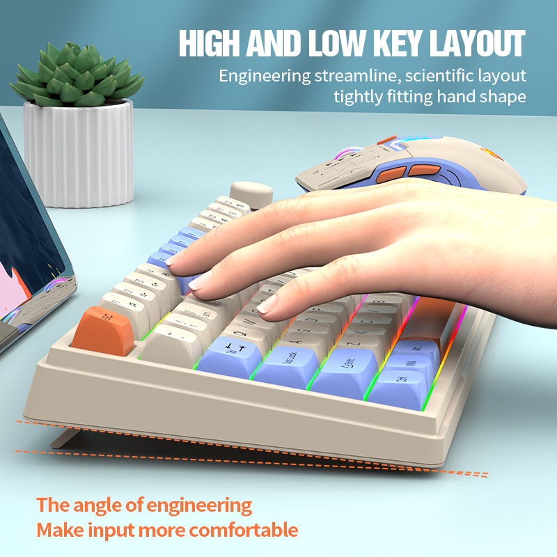 2.4G Çift Modlu Bluetooth Kabl - Gaming Keyboard Mouse Combo incelemesi ve fiyatı