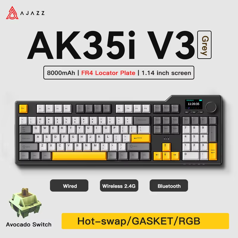 Ajazz AK35I V3 MAX Üç Modlu Ka - Gaming Keyboard Corsair incelemesi ve fiyatı