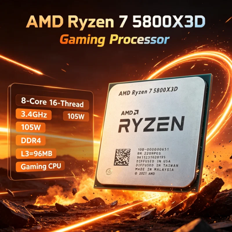 AMD R7 5800X3D 96 MB 8 Çekirde - Amd Cpu Ryzen 7 incelemesi ve fiyatı