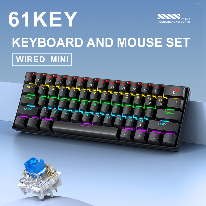 APAYADO K61 Mini Mekanik Klavy - Gaming Keyboard Mouse Combo incelemesi ve fiyatı