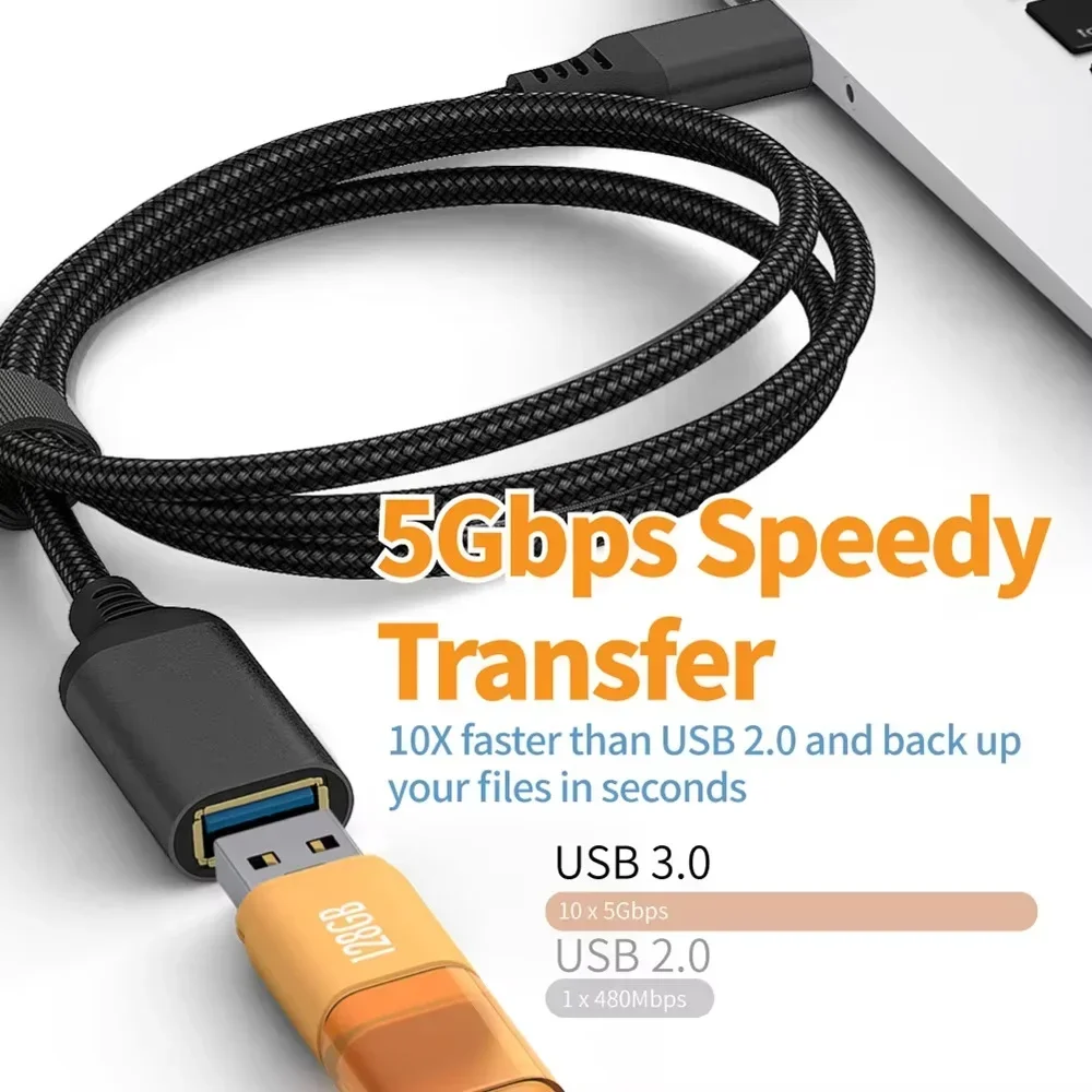 0.5/1/2/3/5m Naylon Örgülü USB - Coiled Usb Cable incelemesi ve fiyatı