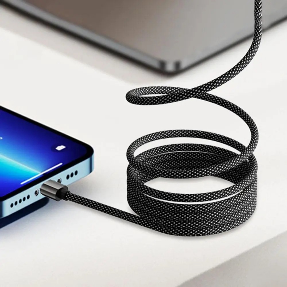 65W Kendinden Sarılan Manyetik - Coiled Usb Cable incelemesi ve fiyatı