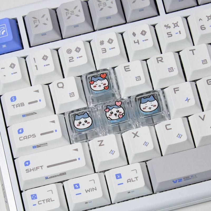 Chiikawa 4 Adet El Yapımı Şeff - Gaming Keyboard Backlit incelemesi ve fiyatı