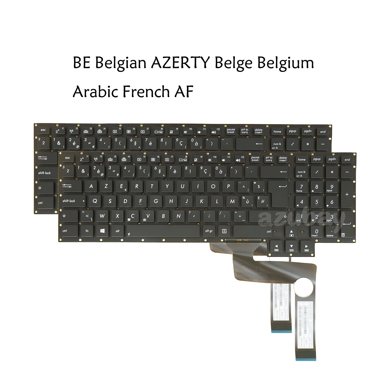 Arapça-fransız belçikalı Lapto - Gaming Keyboard Asus incelemesi ve fiyatı