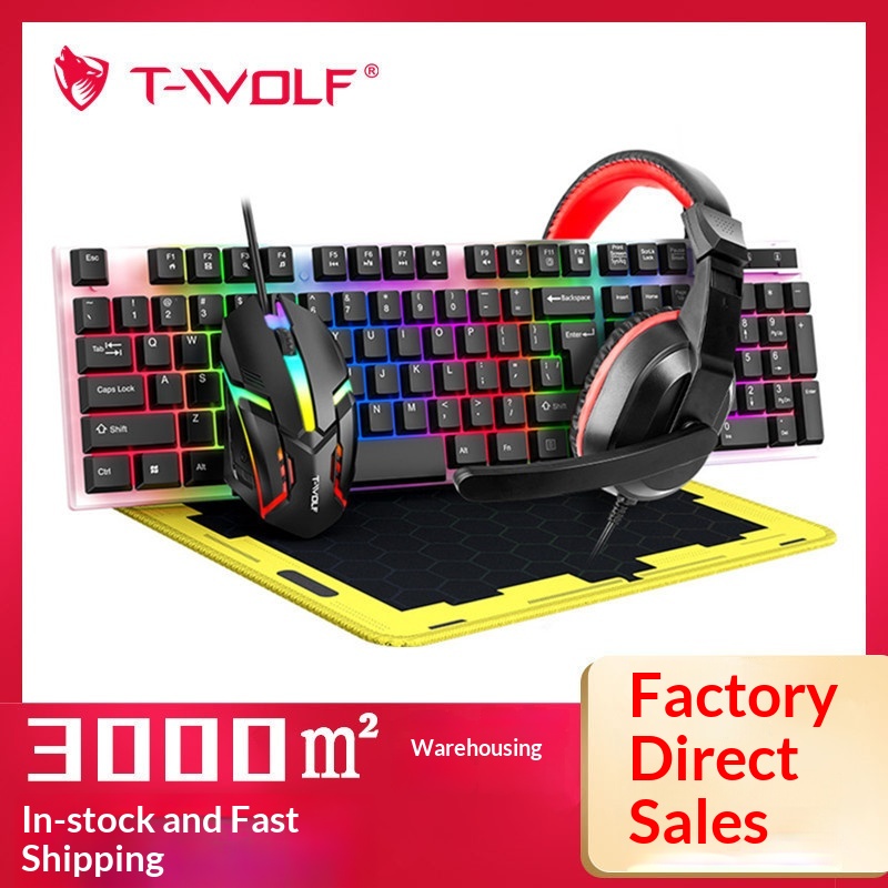 T-Wolf Tf240 4'ü 1 Arada İspan - Gaming Keyboard Mouse And Headset Combo incelemesi ve fiyatı