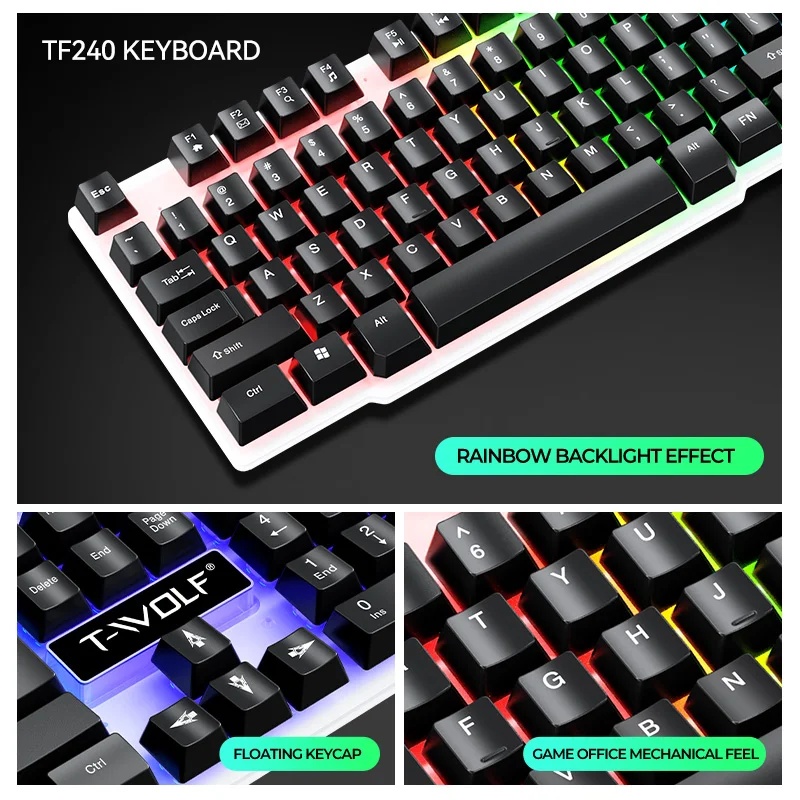 YENİ USB Klavye ve Mouse Oyun  - Gaming Keyboard Mouse Combo incelemesi ve fiyatı