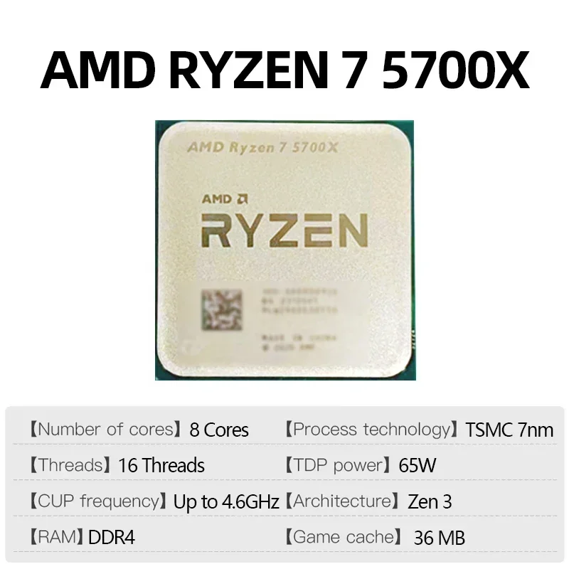 AMD Ryzen 7 5700X İşlemci 8 Çe - Amd Cpu Ryzen 7 incelemesi ve fiyatı