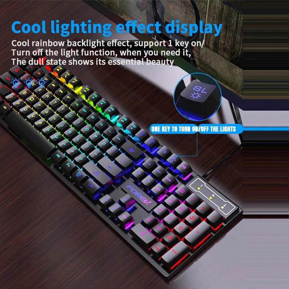 104 Tuşlu Arkadan Aydınlatmalı - Gaming Keyboard Mouse And Headset Combo incelemesi ve fiyatı