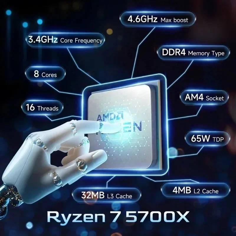 AMD Ryzen 7 5700X 4.6GHz Soket - Amd Cpu Ryzen 7 incelemesi ve fiyatı