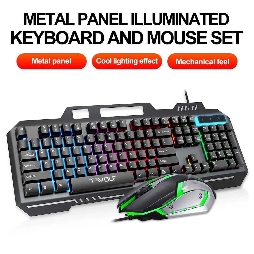T WOLF TF600 Arkadan Aydınlatm - Gaming Keyboard Mouse Combo incelemesi ve fiyatı
