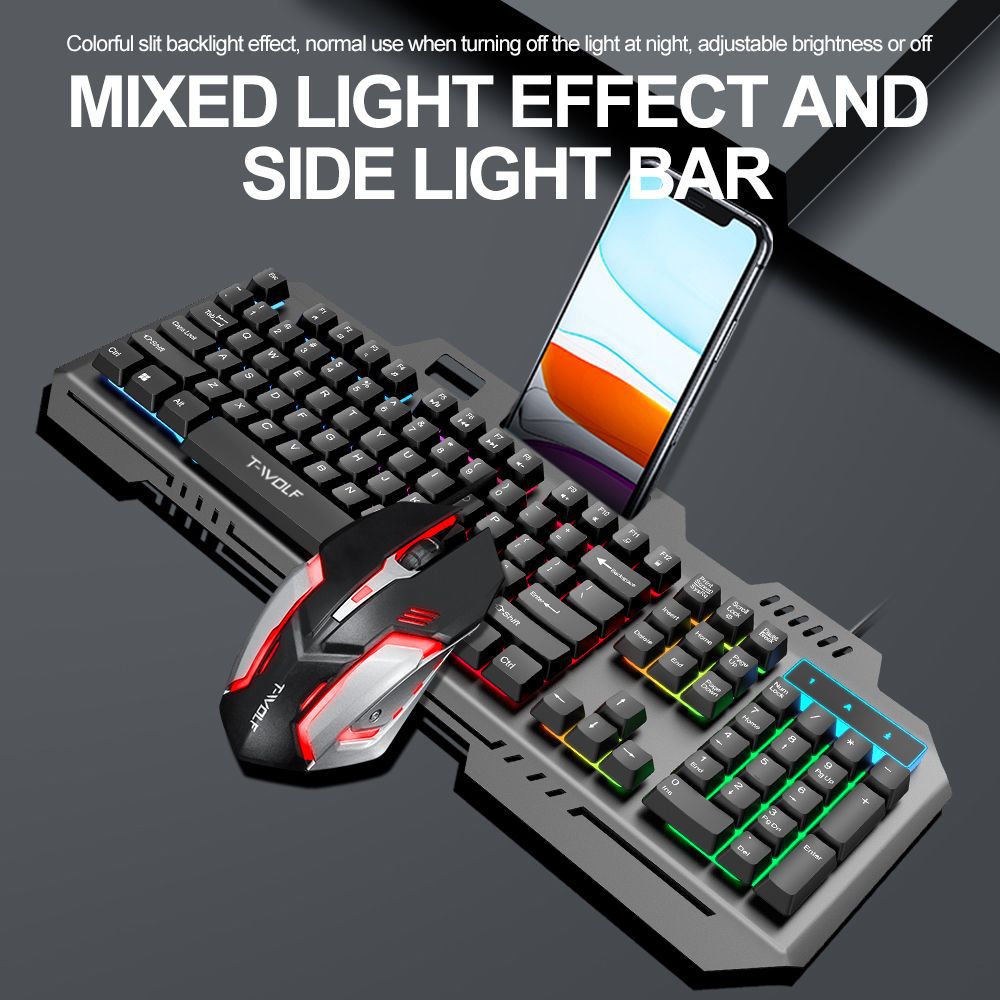 T WOLF TF600 Arkadan Aydınlatm - Gaming Keyboard Mouse Combo incelemesi ve fiyatı