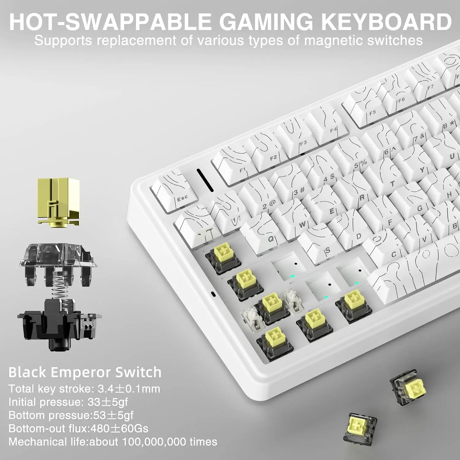 AULA F75 HE Manyetik Klavye, % - Gaming Keyboard Magnetic Switches incelemesi ve fiyatı